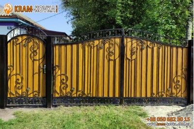 Ворота розпашні "Чорнобай"